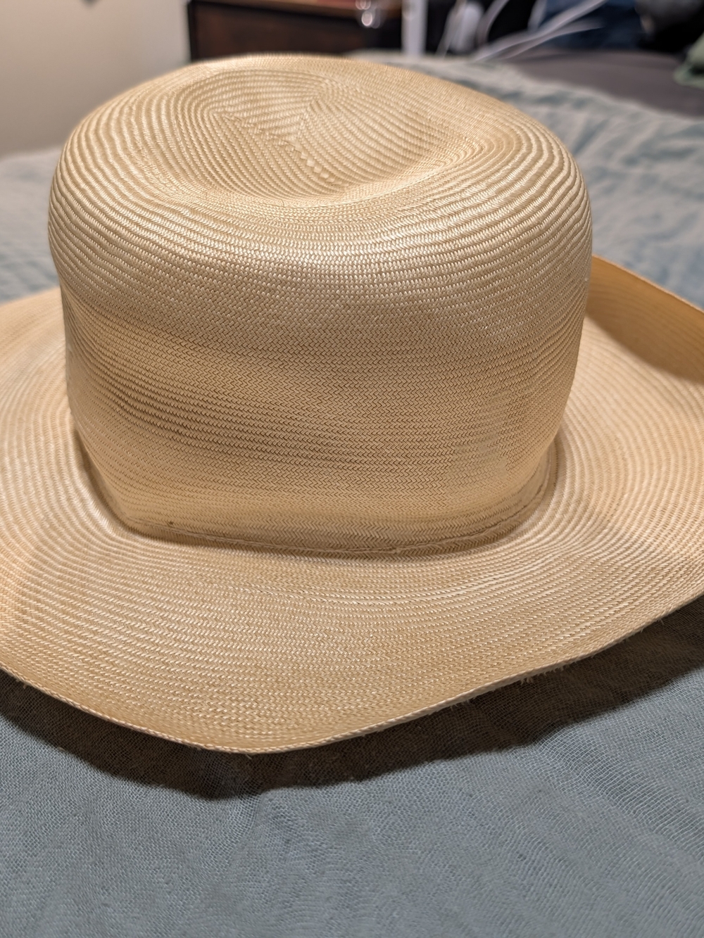Vintage Belmar Gimbels Straw Hat Cottagecore Coquette